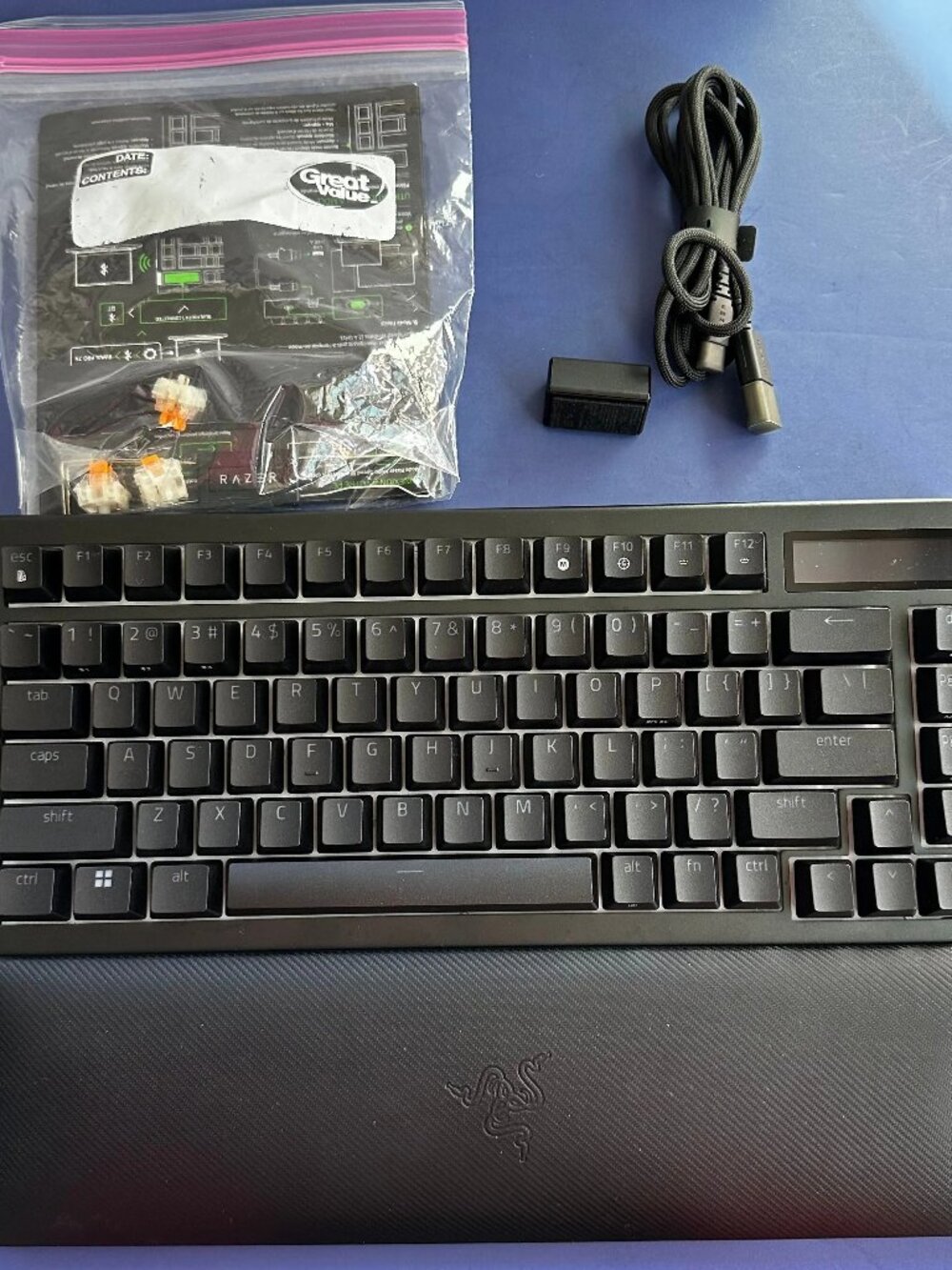 Razer BlackWidow V4 Pro 75% RZ03-05130200 Orange Wireless OLED Keyboard